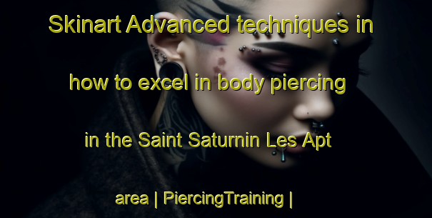 Skinart Advanced techniques in how to excel in body piercing in the Saint Saturnin Les Apt area | PiercingTraining | PiercingClasses | SkinartTraining-France